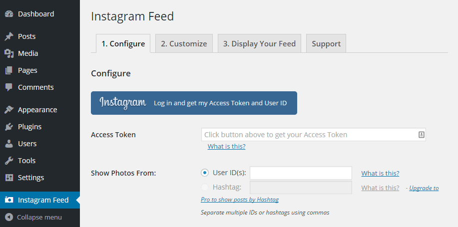 Imbed instagram follow button