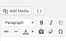 Column Shortcodes button